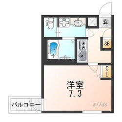 H-maison大正Ⅲの物件間取画像